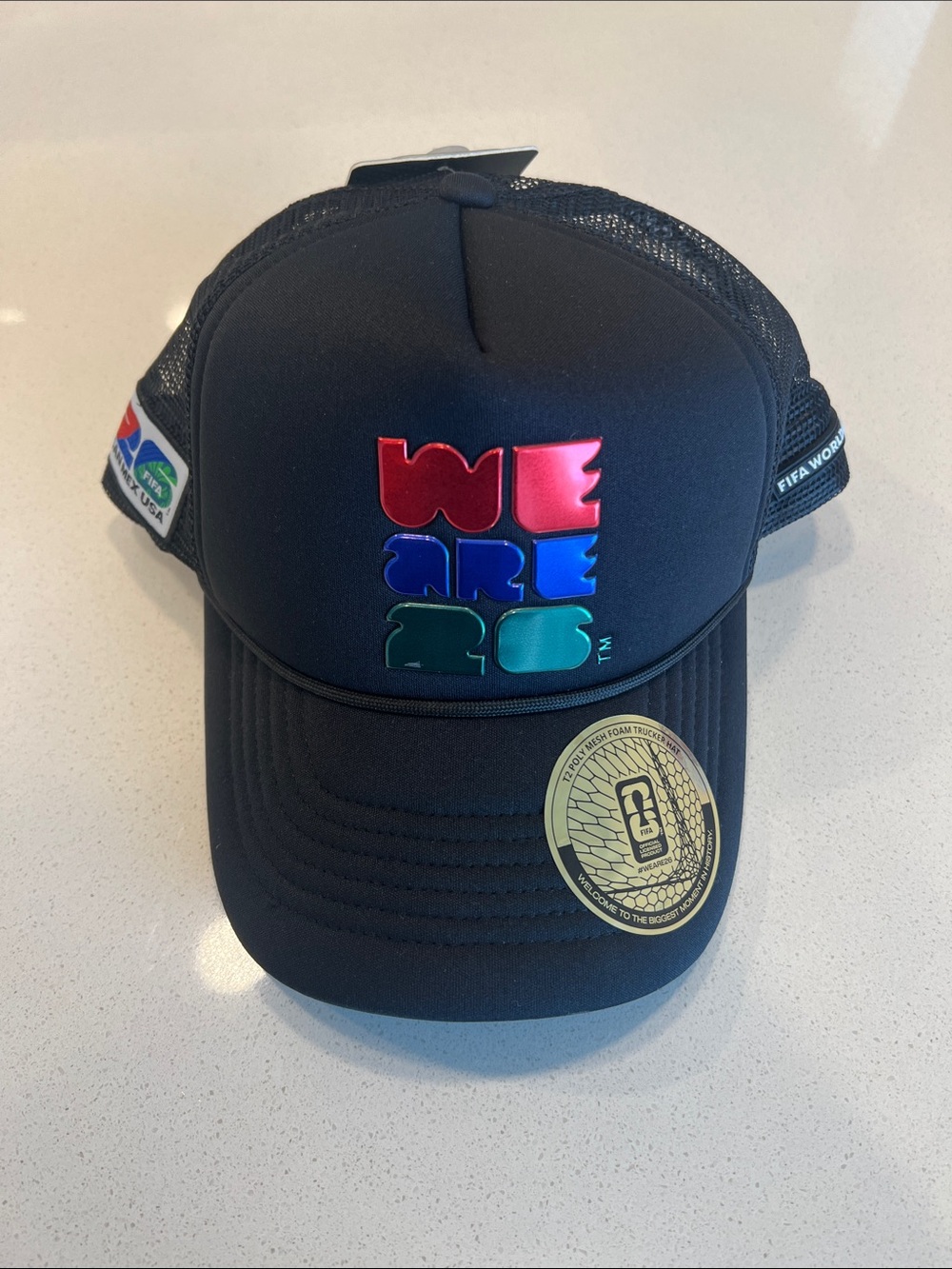Hat World Cup FIFA -We Are 26 Black Trucker Hat - Official Product